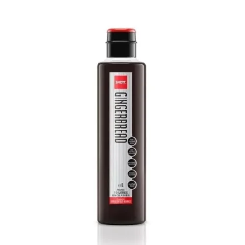 An image of a bottle of shott syrup gingerbread