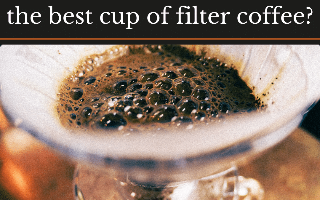 Which filter paper makes the best cup of filter coffee? Coffee blooming in a filter