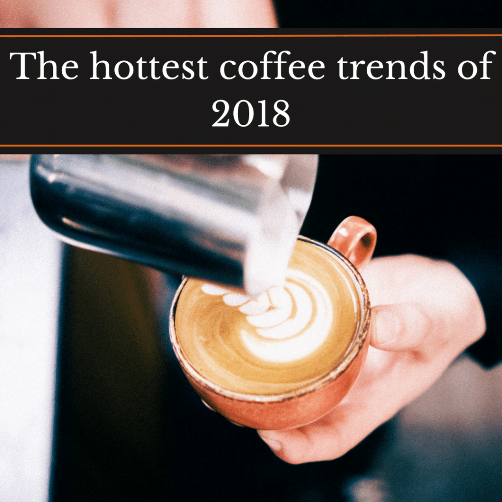 The hottest coffee trends of 2018, milk poured into a copper cup